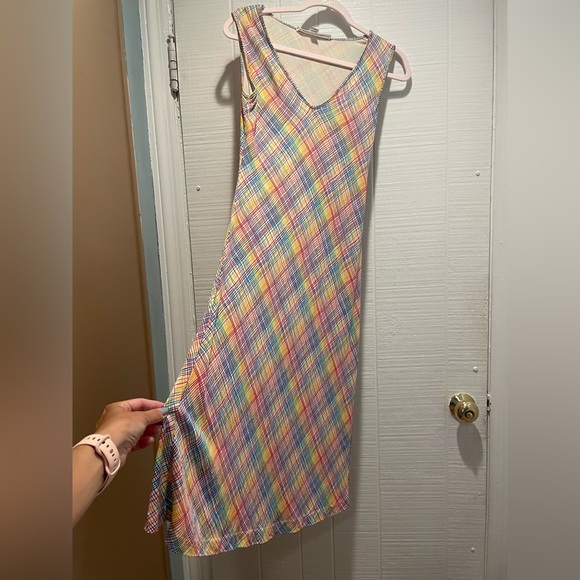 Diane von Furstenberg Multi Color Dress - Size 8 EUC - Picture 2 of 5